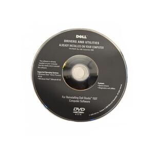 Dell Drivers and Utilities CD | Reinstalling Dell Studio 1537 Computer Software